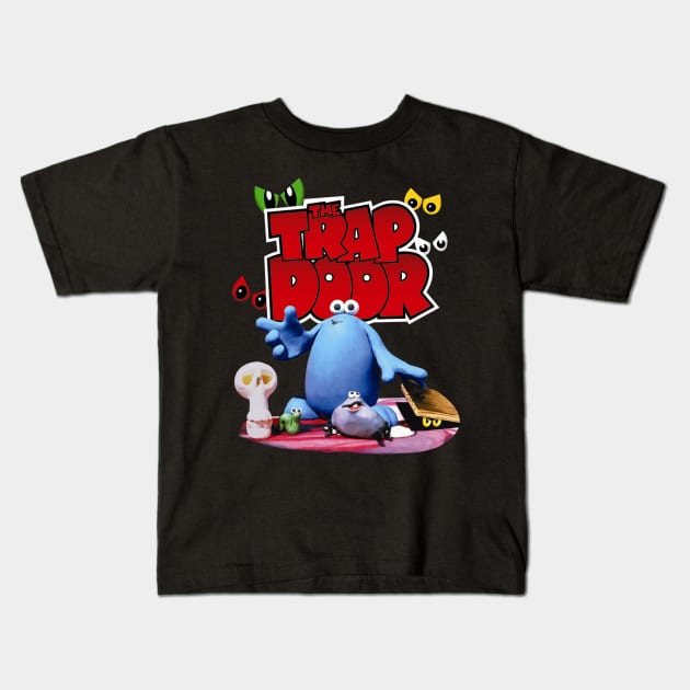 Trap Door Kids T-Shirt by TEEVEETEES